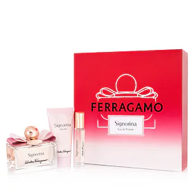 Ferragamo Signorina Geschenkset Edp 100 ml + Körpermilch 50 ml + Edp 10 ml