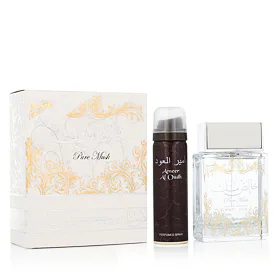 Lattafa Pure Musk Geschenkset Eau de Parfum 100 ml + Deodorant (Zufälliger Duft vom Hersteller) 50 m