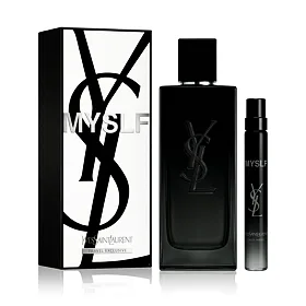 Yves Saint Laurent MYSLF Set für Herren Eau de Parfum nachfüllbar 100 ml + EDP MINI nachfüllbar 10 m